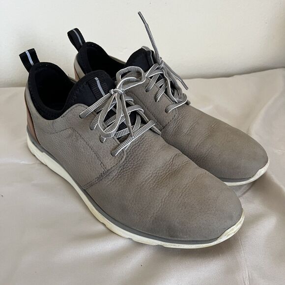 Johnston & Murphy XC4 Prentiss Plain Toe Waterproof Sneaker, Gray Nubuck- 9.5 - Picture 10 of 10